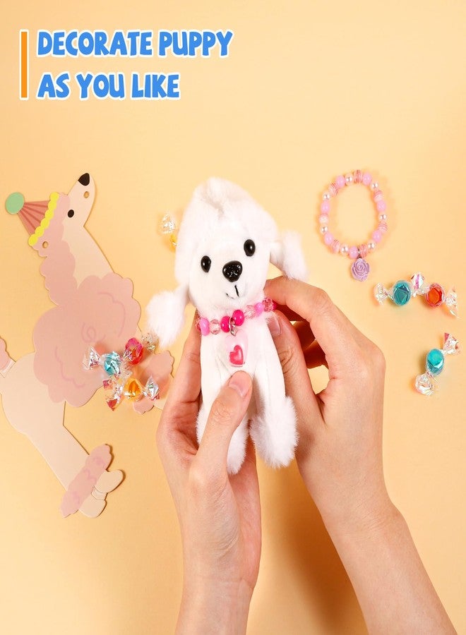Niceup 10Pcs 4.5in Small Stuffed Dog Puppies Animals Bulk Adopt Dog Party Favors Cute Paw Animal Little Pup Soft Plush Toys Doll for Pawty Birthday Goodie Bag Fillers Kids Class Valentine's Day Gift - Image 5